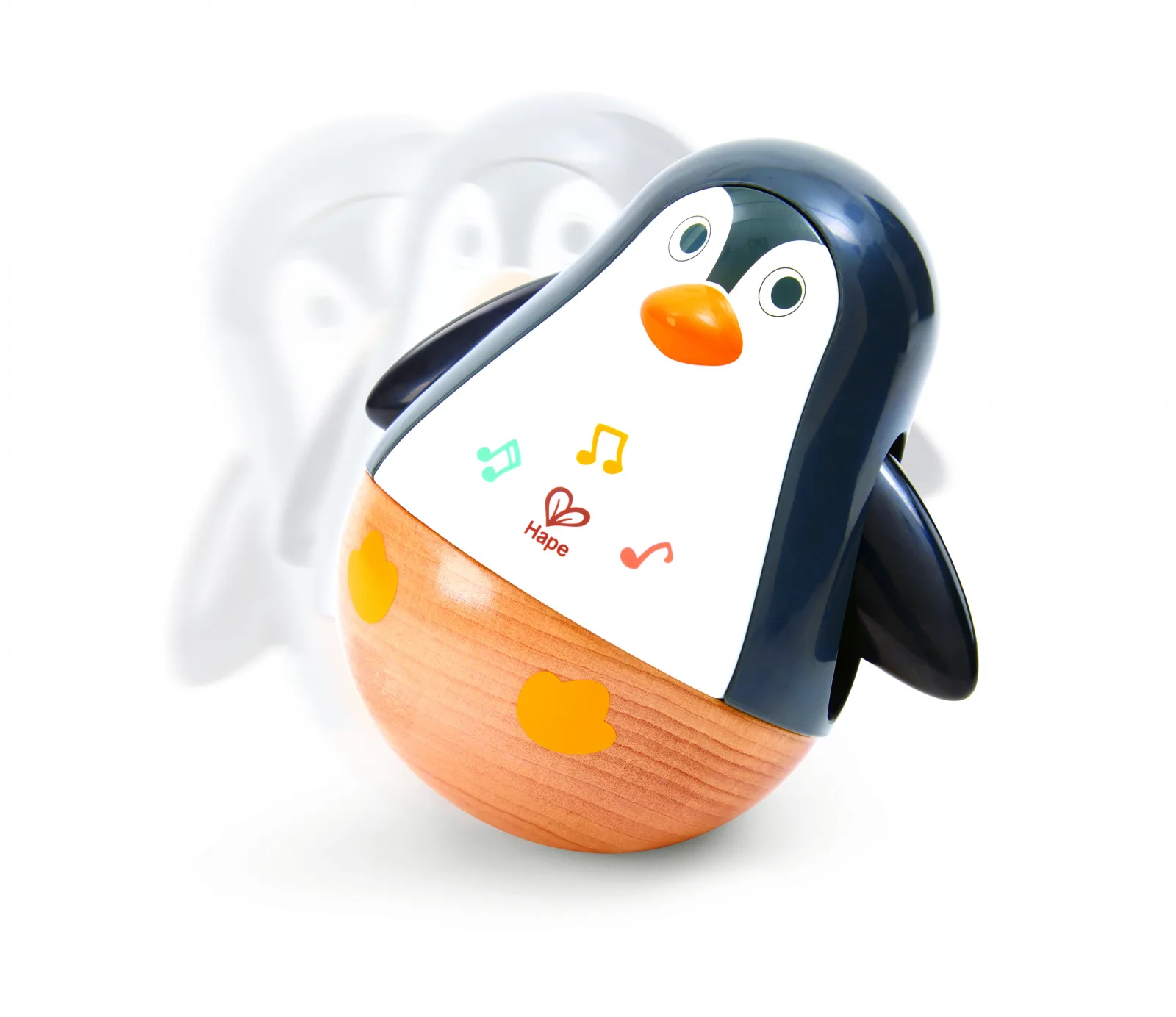 Комплект бебешки дрънкалки, Hape, Семейство пингвини - Image 5