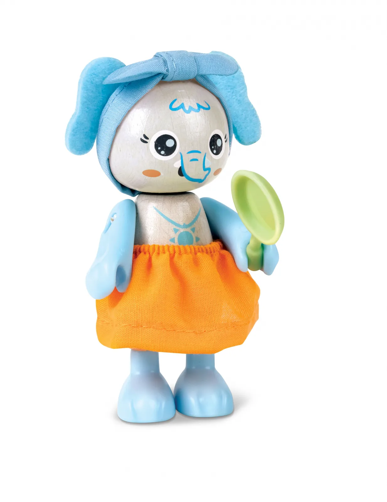 Комплект дървени фигури, Hape, Семейство слончета, 10 части - Image 2