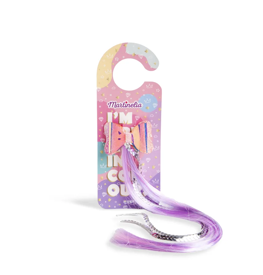 Цветна плитка за коса с фиба, Martinelia, Асортимент - Image 2