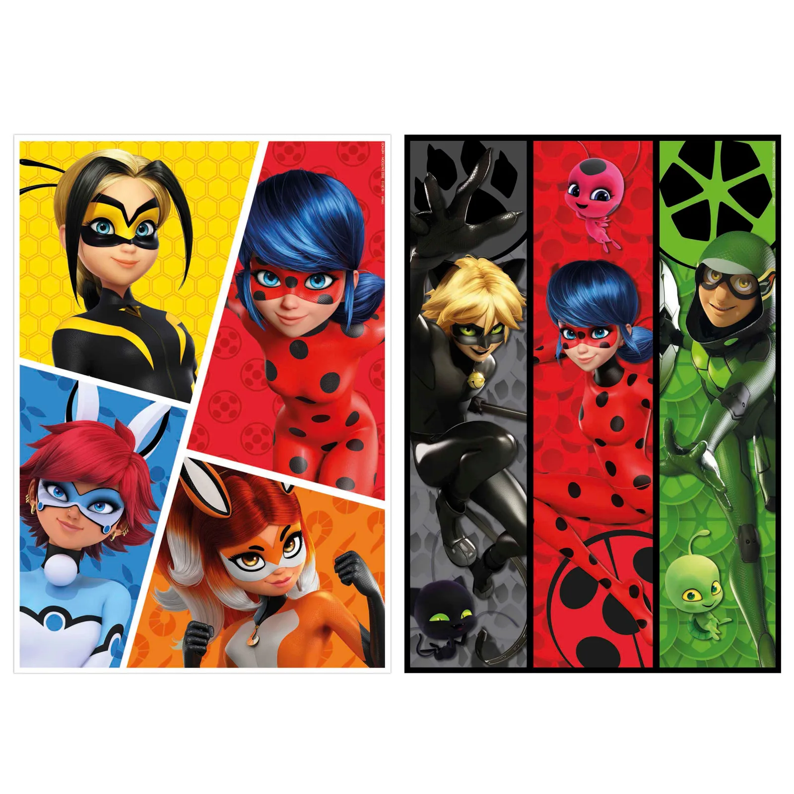 Пъзел, Educa, Калинката и котарака 2 в 1, 2 х 100 части - Image 2