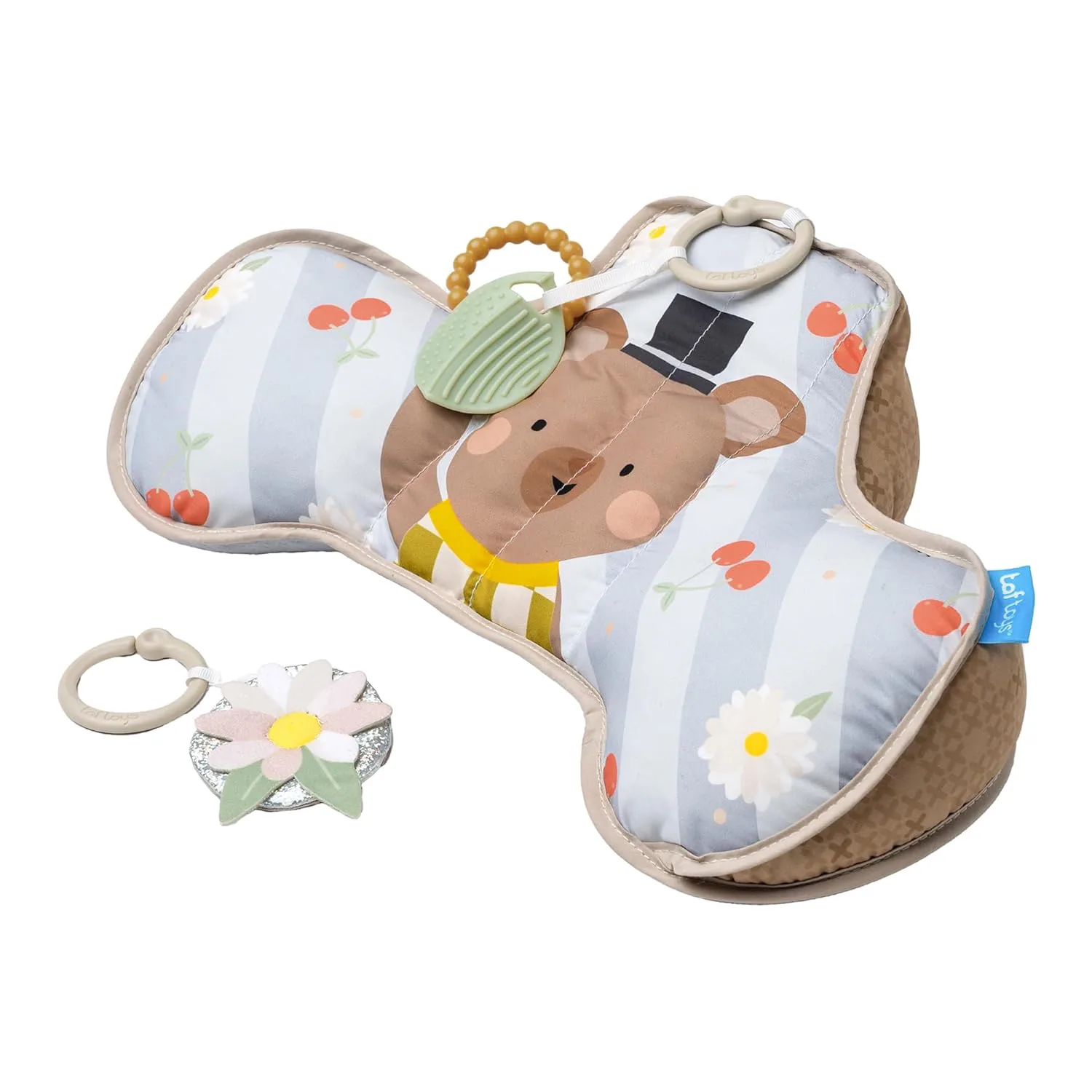 Плюшена бебешка възглавница, Taf Toys, Мече, 40 x 27 x 11 см - Image 2