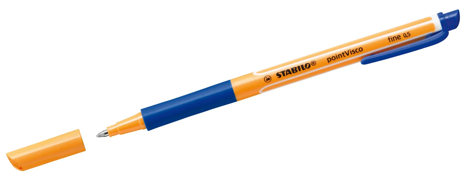 Ролер химикалка, Stabilo, pointVisco fine 0.5, Син - Image 3