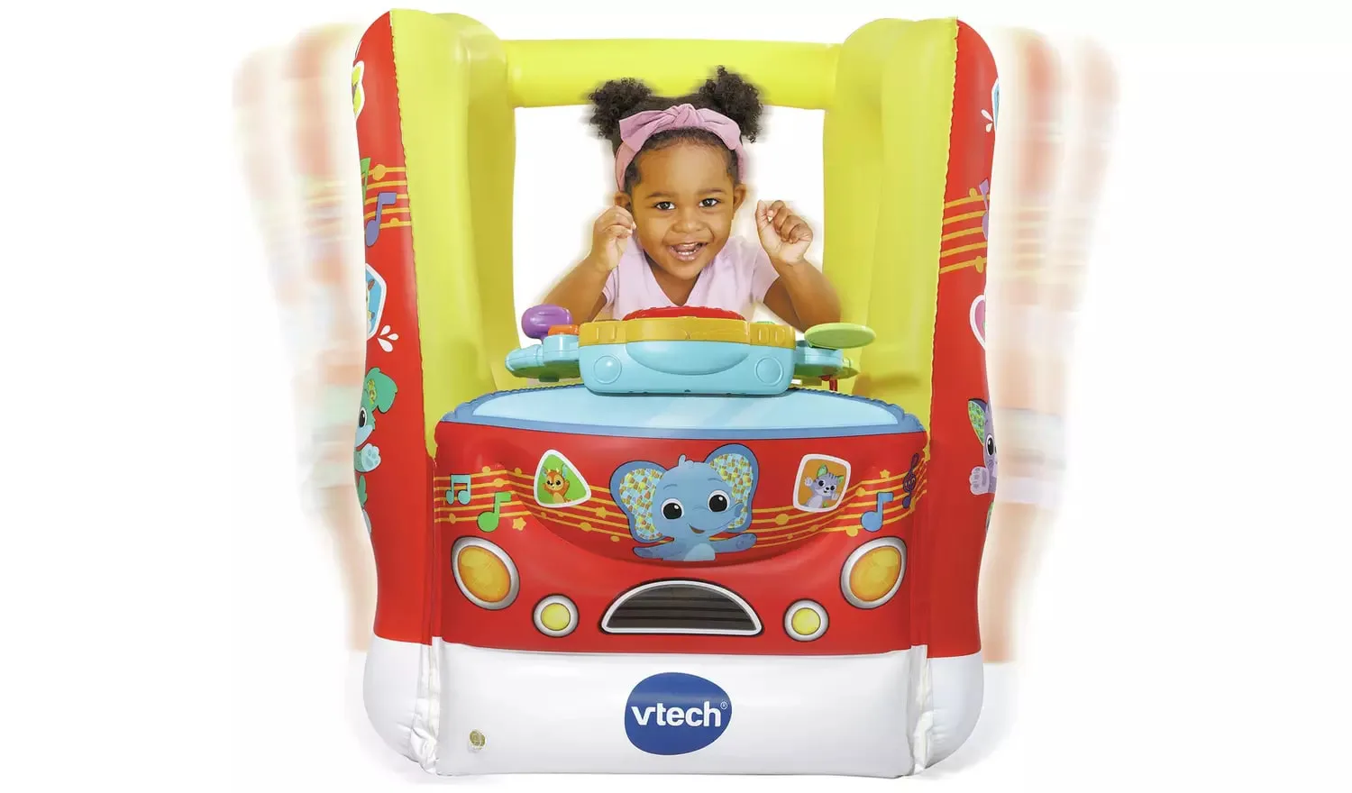 Интерактивна играчка, Vtech, Надуваема кола с пулт за управление, 75 х 90 х 65 см - Image 3