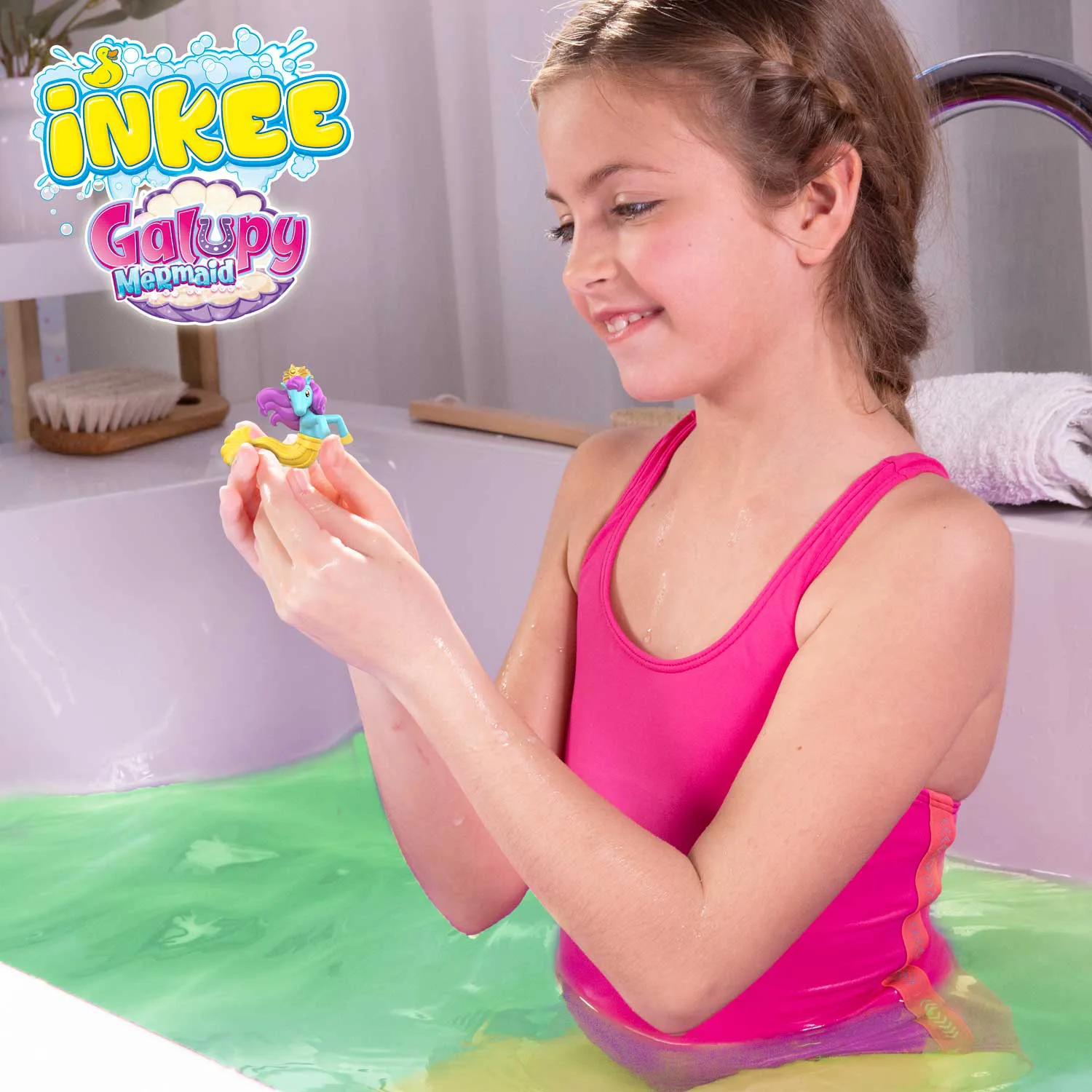 Ефервесцентна бомбичка за баня, Craze, Galupy Mermaid изненада, 100 гр - Image 11