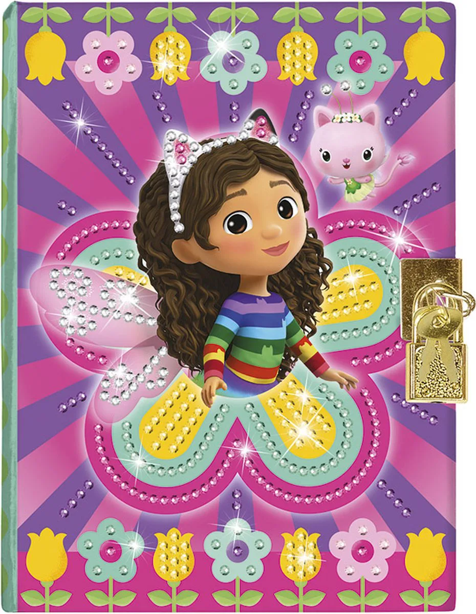 Творчески комплект, Totum, Gabby′s Dollhouse, Декорирай сам таен дневник с диаманти - Image 4