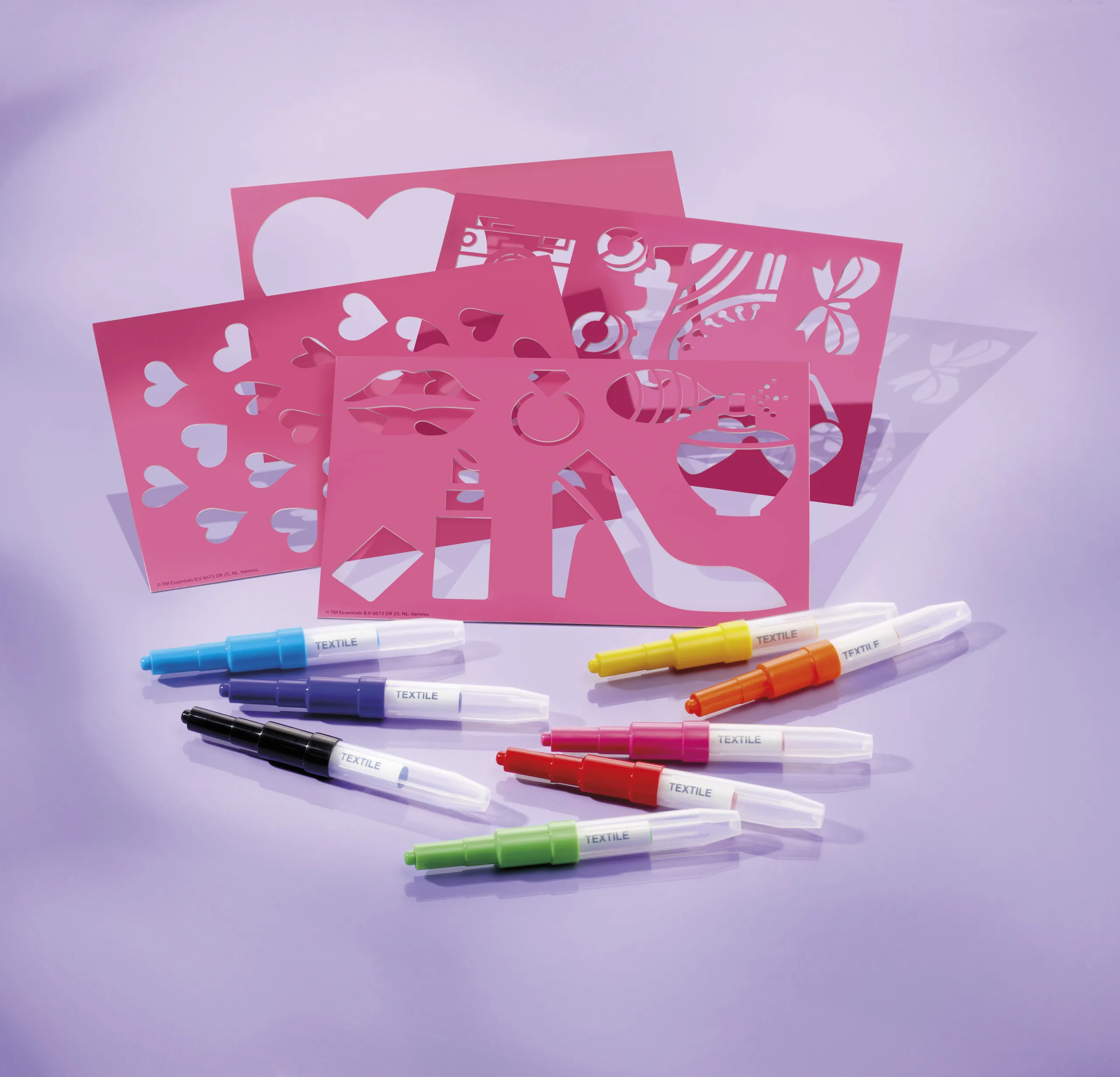 Творчески комплект, Totum, Оцветявай сам със спрей писалки за текстил - Image 2