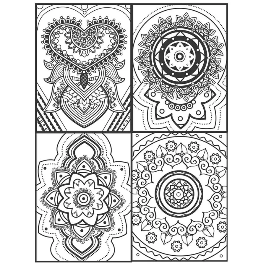 Книжка за оцветяване, Eurekakids, Мандала - Image 6