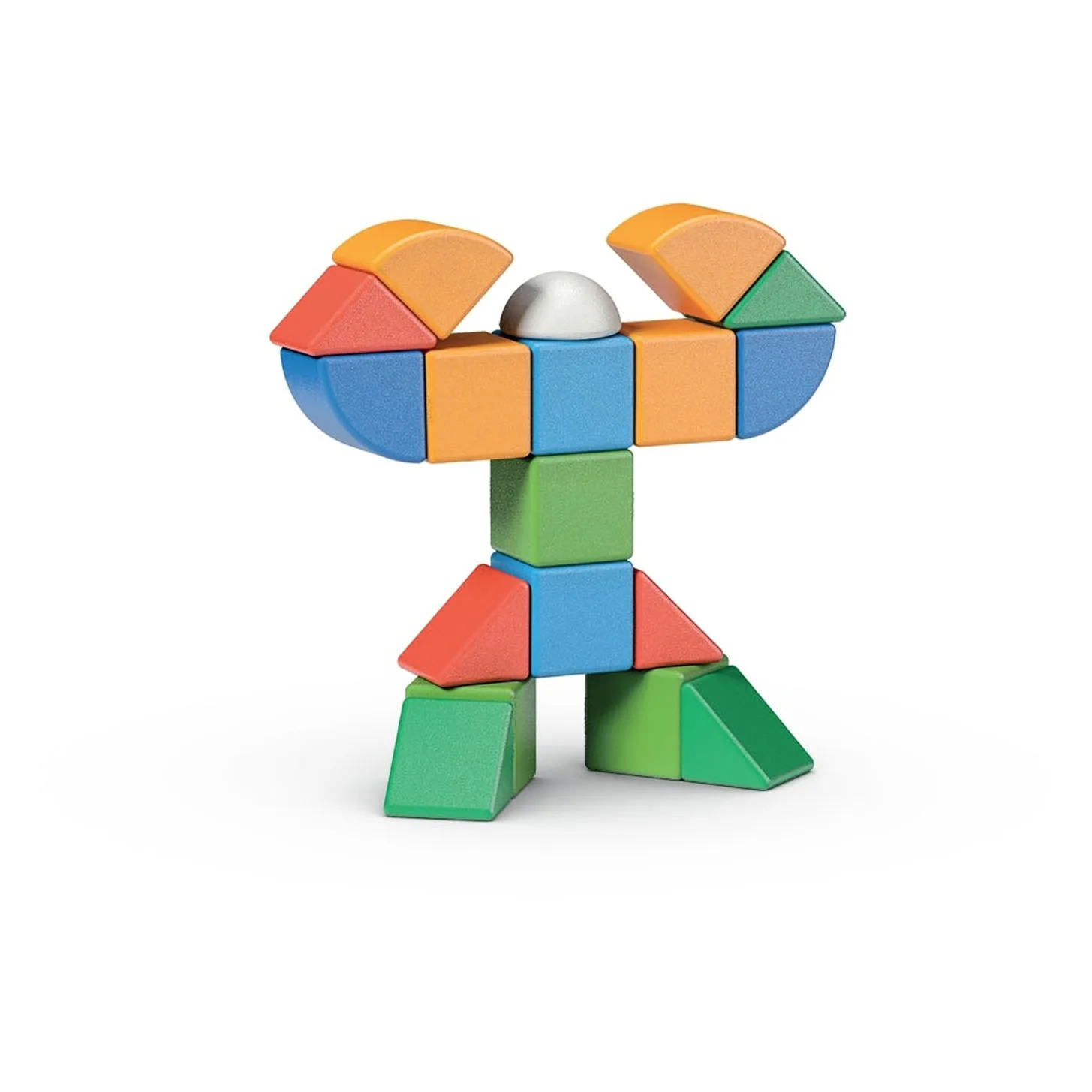 Магнитен конструктор, Geomag, Magicube, Малък свят, 25 части - Image 4