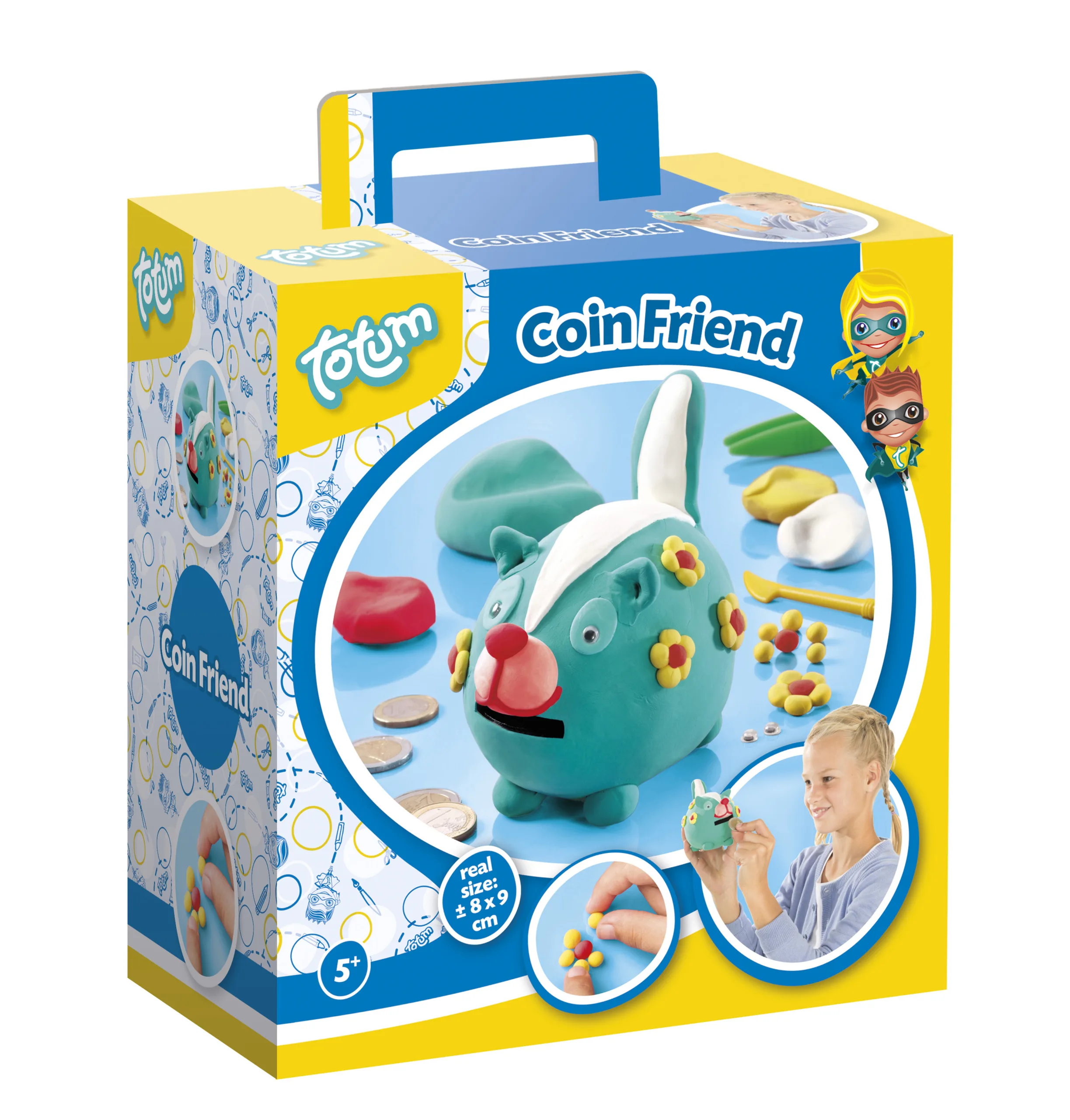 Творчески комплект, Totum, Направи си сам касичка с моделин - Image 2