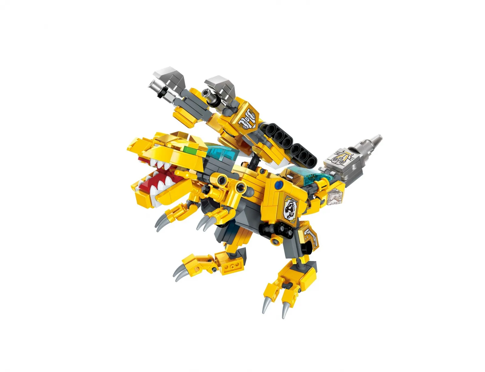 Конструктор, Qman, Mechanical Beasts, Кайзер Динозавър, 292 части - Image 2