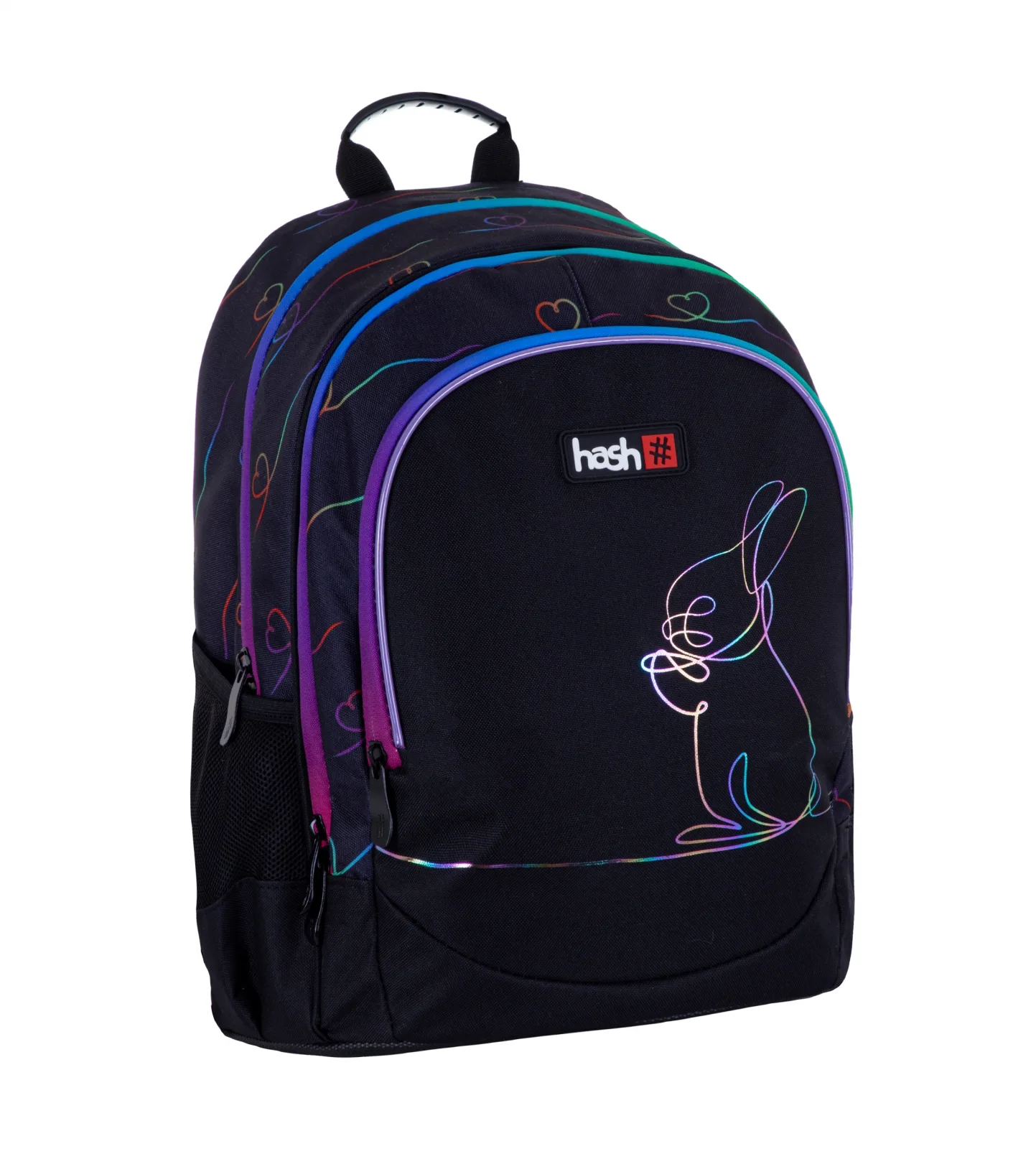 Ученическа раница, Astra, HASH, Rainbow Bunny, 39 х 28 х 15 см - Image 3