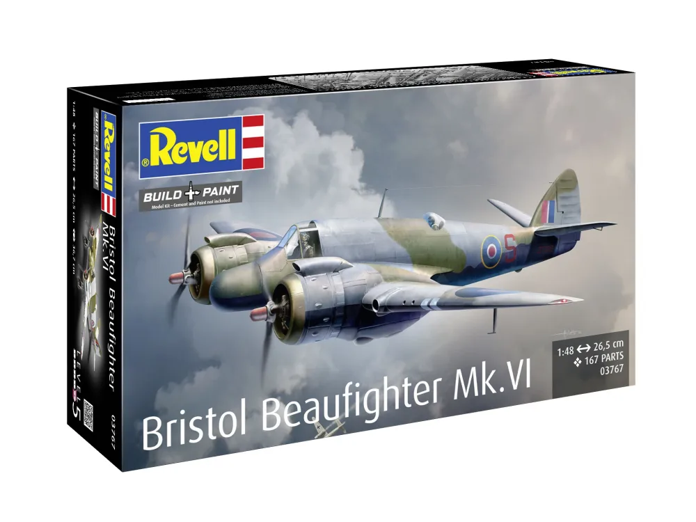 Сглобяем модел, Revell, Боен самолет Bristol Beaufighter Mk. VI, 200 части