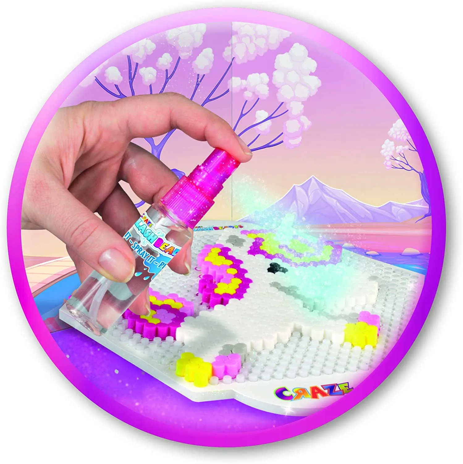 Творчески комплект, Craze, Разноцветна мозайка, Еднорог - Image 3