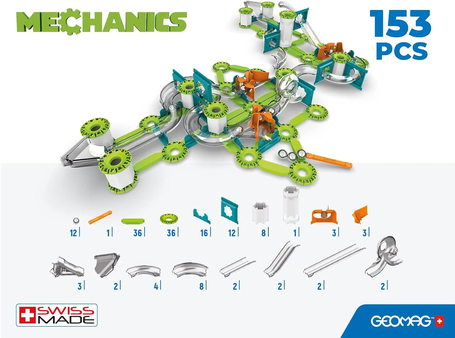 Магнитен конструктор, Geomag, Mechanics, Гравитация, 153 части - Image 4