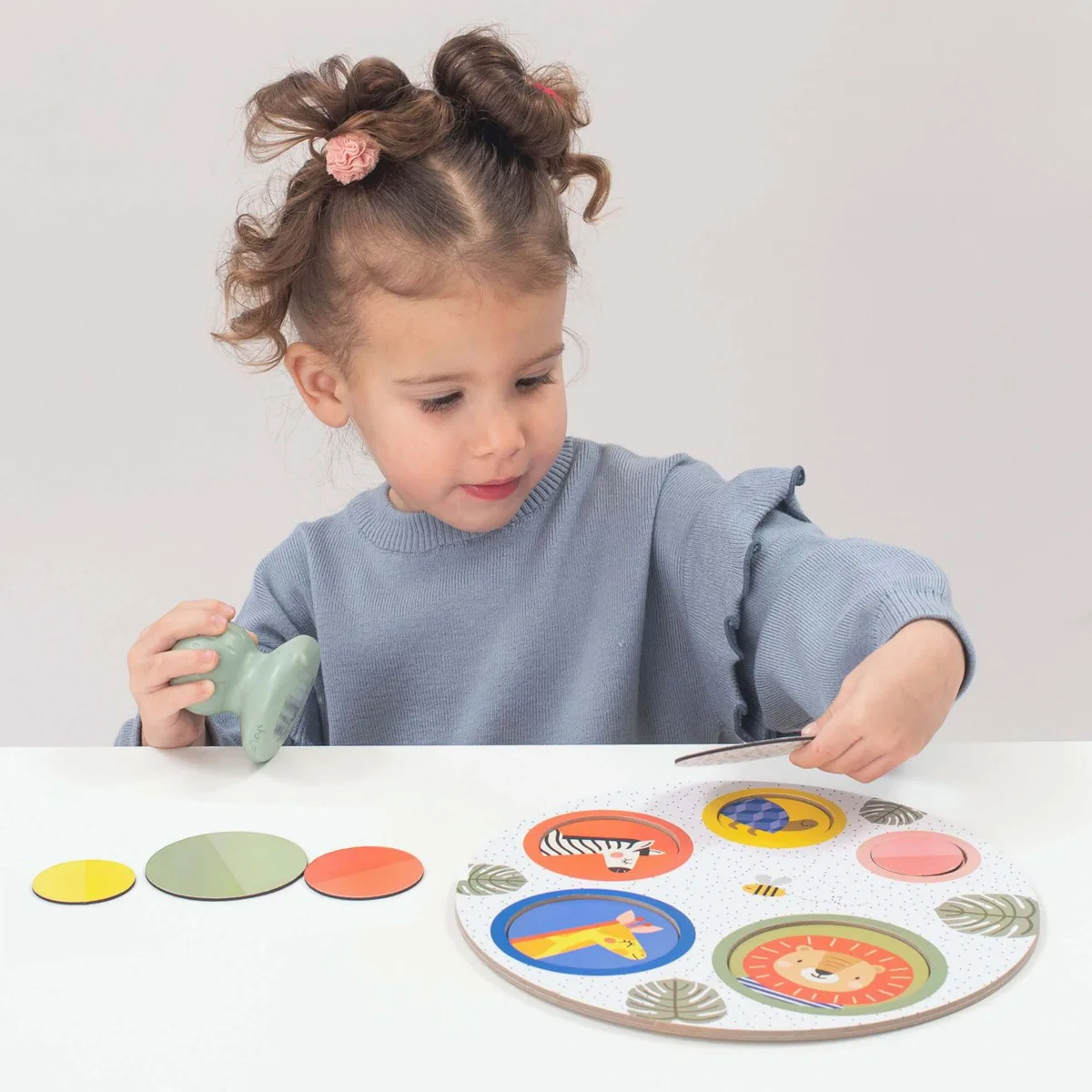 Образователна игра, Taf Toys, Магнитен пъзел Peek-A-Boo 4 в 1 - Image 5