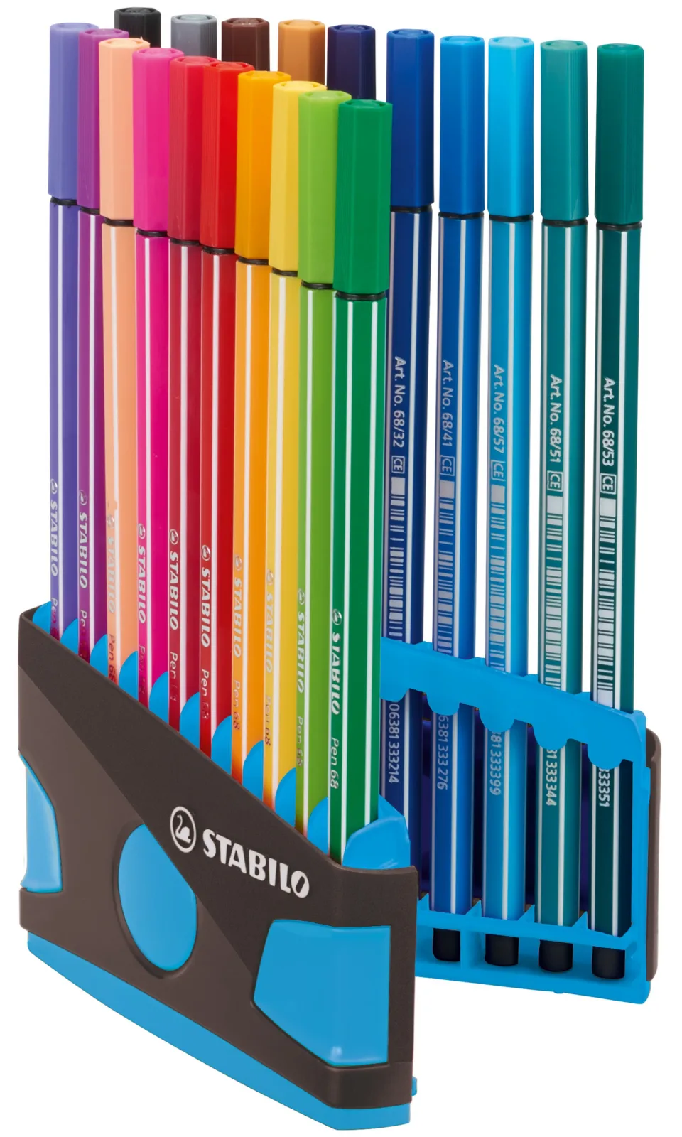 Комплект флумастери, Stabilo, Pen 68 Color Parade, дисплей, 20 цвята - Image 2