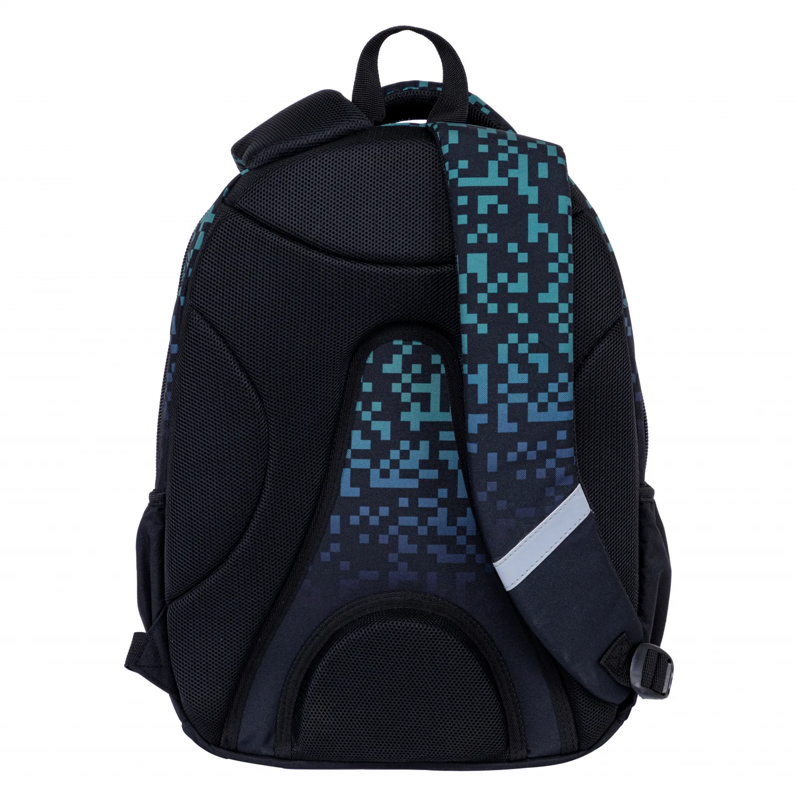 Ученическа раница, HEAD, Зелени блокчета, AB200, 44 х 32 х 19 см - Image 2