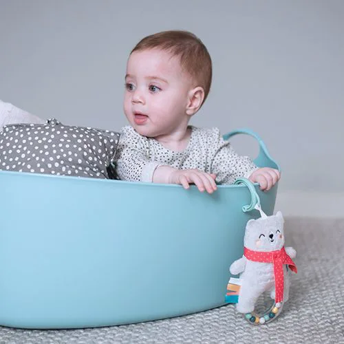 Бебешка мека дрънкалка, Taf Toys, Мечето Пол, 11.5 x 25 x 4 см - Image 2