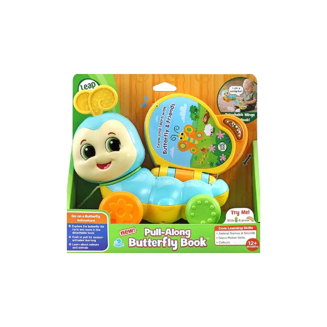 Интерактивна играчка, Vtech, Leap Frog, Интерактивна книжа с гъсеничка за дърапне - Image 4