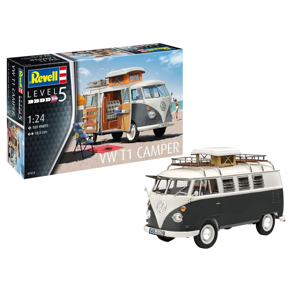 Сглобяем модел, Revell, Кемпер VW T1, 189 части - Image 2