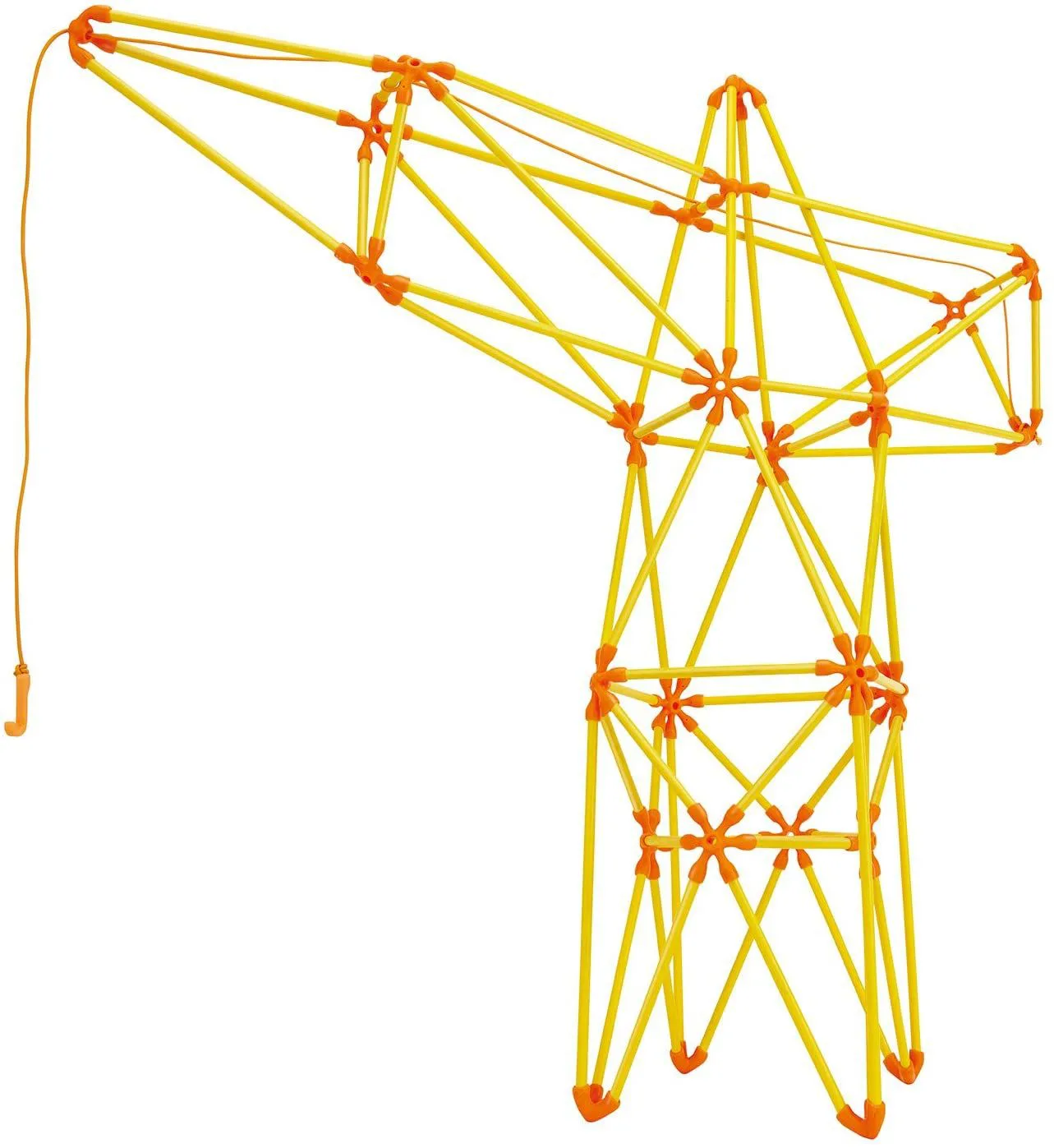 Бамбуков конструктор, Hape Flexistix, Кран, 94 части - Image 2