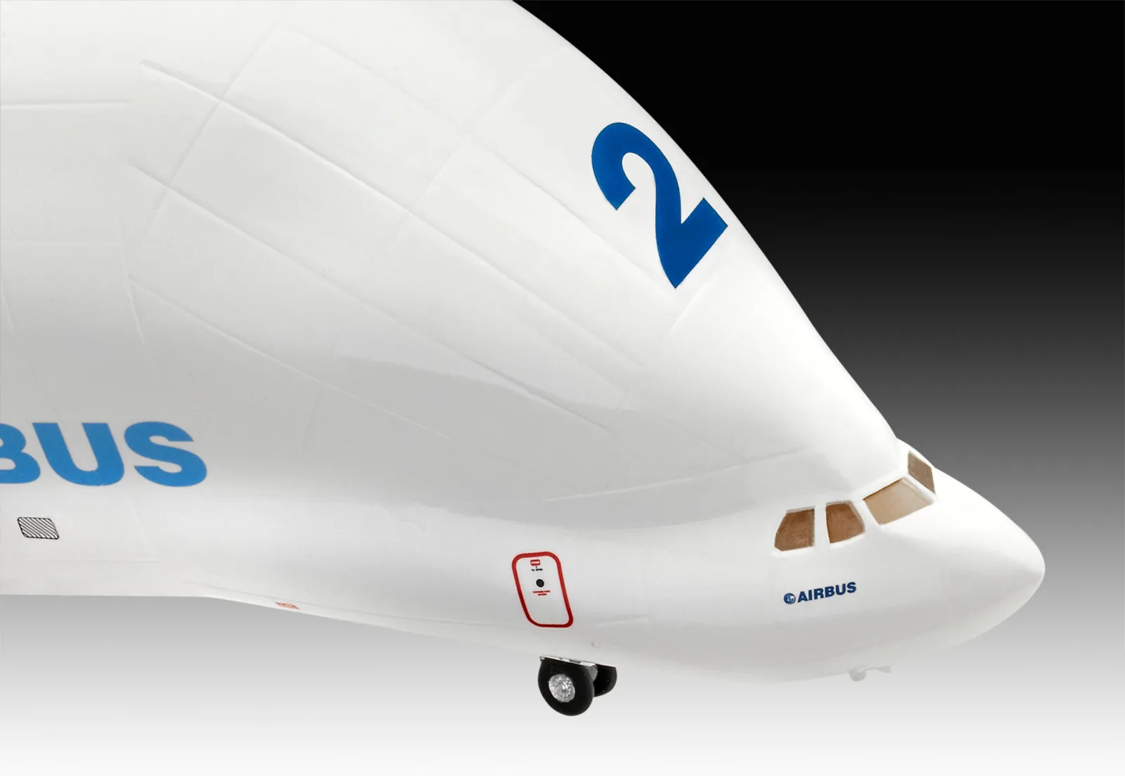 Сглобяем модел, Revell, Airbus A300-600ST Beluga, 78 части - Image 4