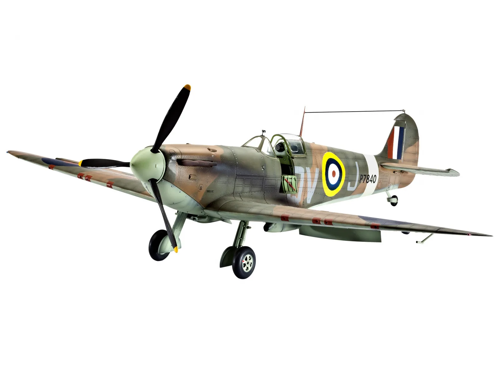 Сглобяем модел, Revell, Самолет Supermarine Spitfire Mk.IIa, 131 части - Image 2