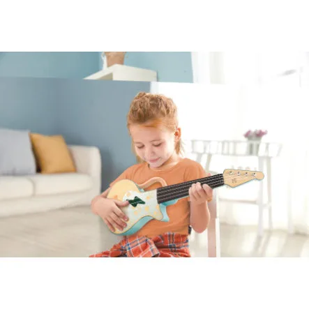 Дървена играчка, Hape, Укулеле Rock n Roll, Синьо - Image 8