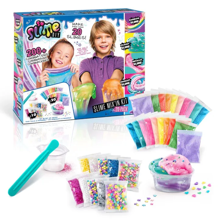 Творчески комплект, Canal Toys, Слайм, 20 цвята - Image 2