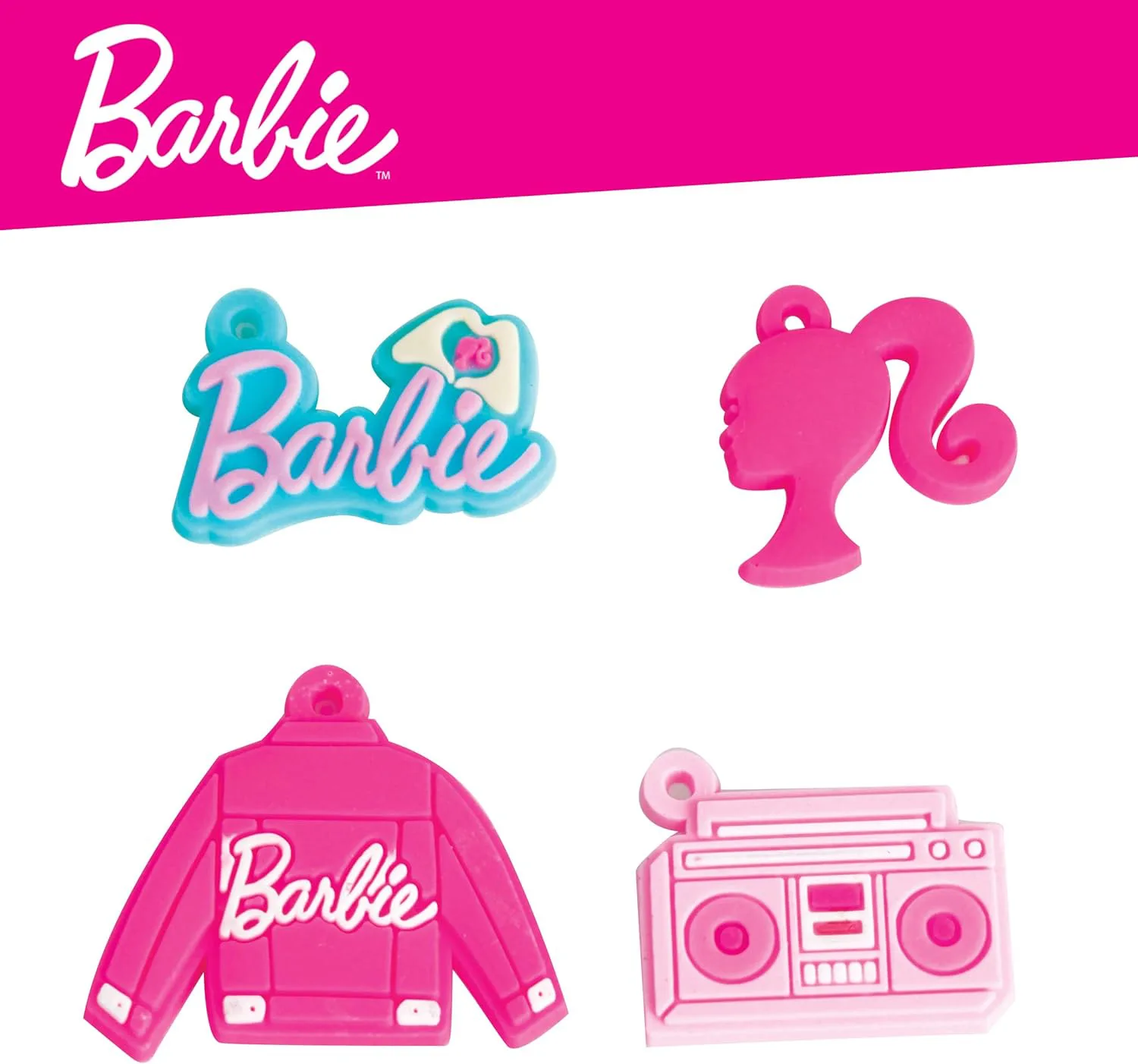 Творчески комплект, Lisciani, Barbie, Направи си сам бижута в чантичка - Image 2