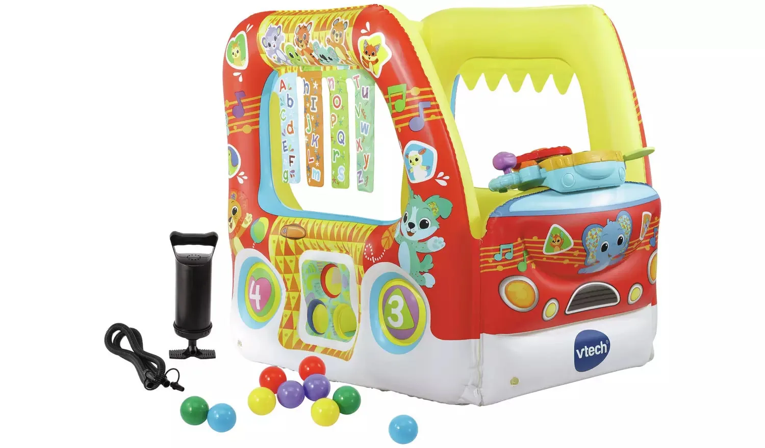 Интерактивна играчка, Vtech, Надуваема кола с пулт за управление, 75 х 90 х 65 см - Image 2