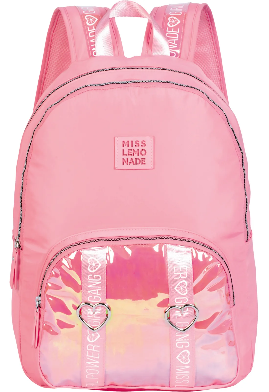 Ученическа раница, Miss Lemonade, Holo, 45 x 34 x 16 см, Розов - Image 2