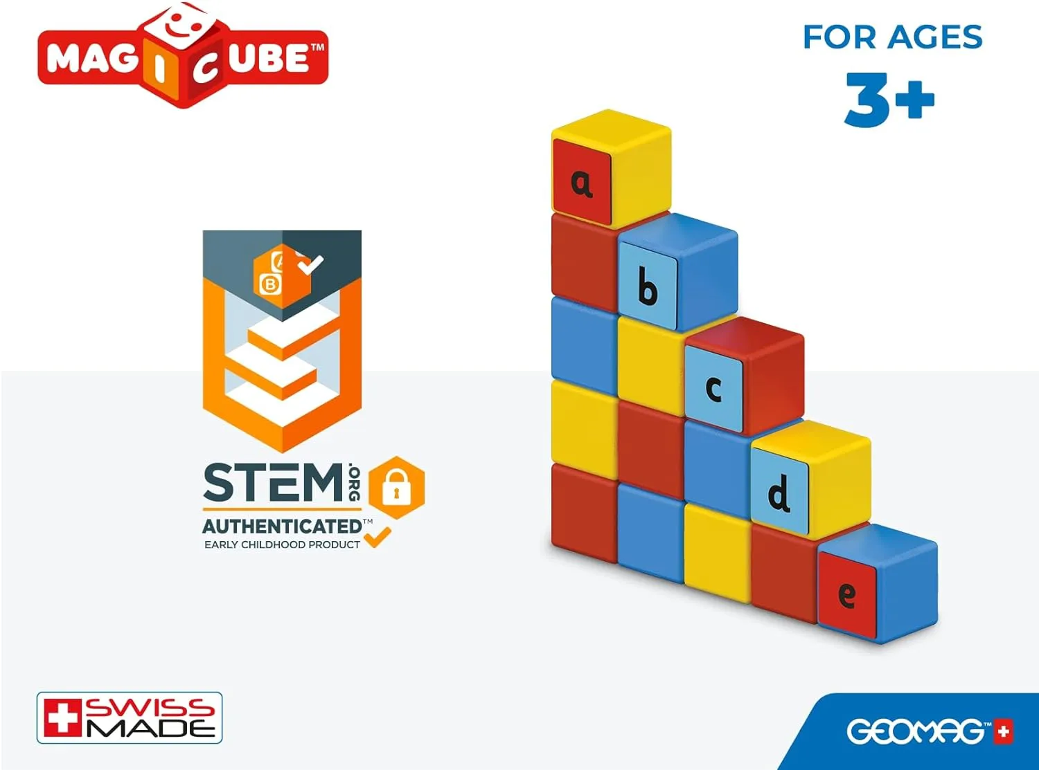 Магнитен конструктор, Geomag, Magicube, Съставяне на думи, 79 части - Image 6