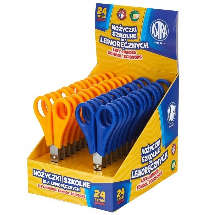 Ученическа ножица, Astra, За лява ръка, 13.5 см, 1 бр - Image 2