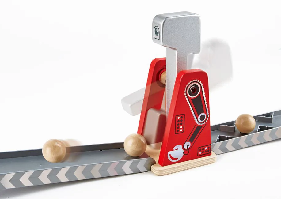 Комплект дървена игра, Hape, Домино, Мощен удар, 59 части - Image 3