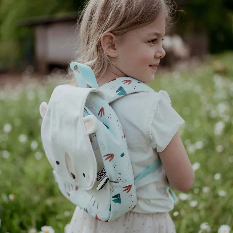 Малка детска раница, Sassi, Мечка, 27.3 х 22 см - Image 9