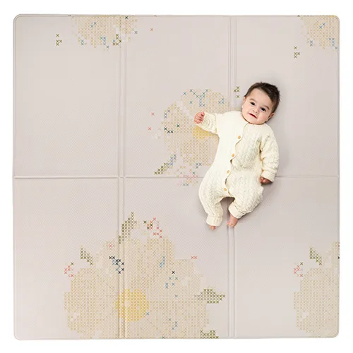 Бебешка подложка от пяна, Taf Toys, Fold ′n Play, Цветя - Image 4