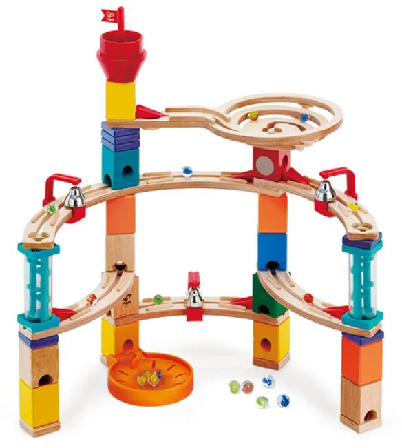 Комплект дървена писта, Hape Quadrilla, Бягство от замъка, 52 части - Image 2