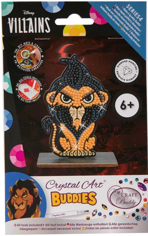Комплект за диамантена бродерия, Craft Buddy, Crystal Art Buddies, Скар, 7 части - Image 3