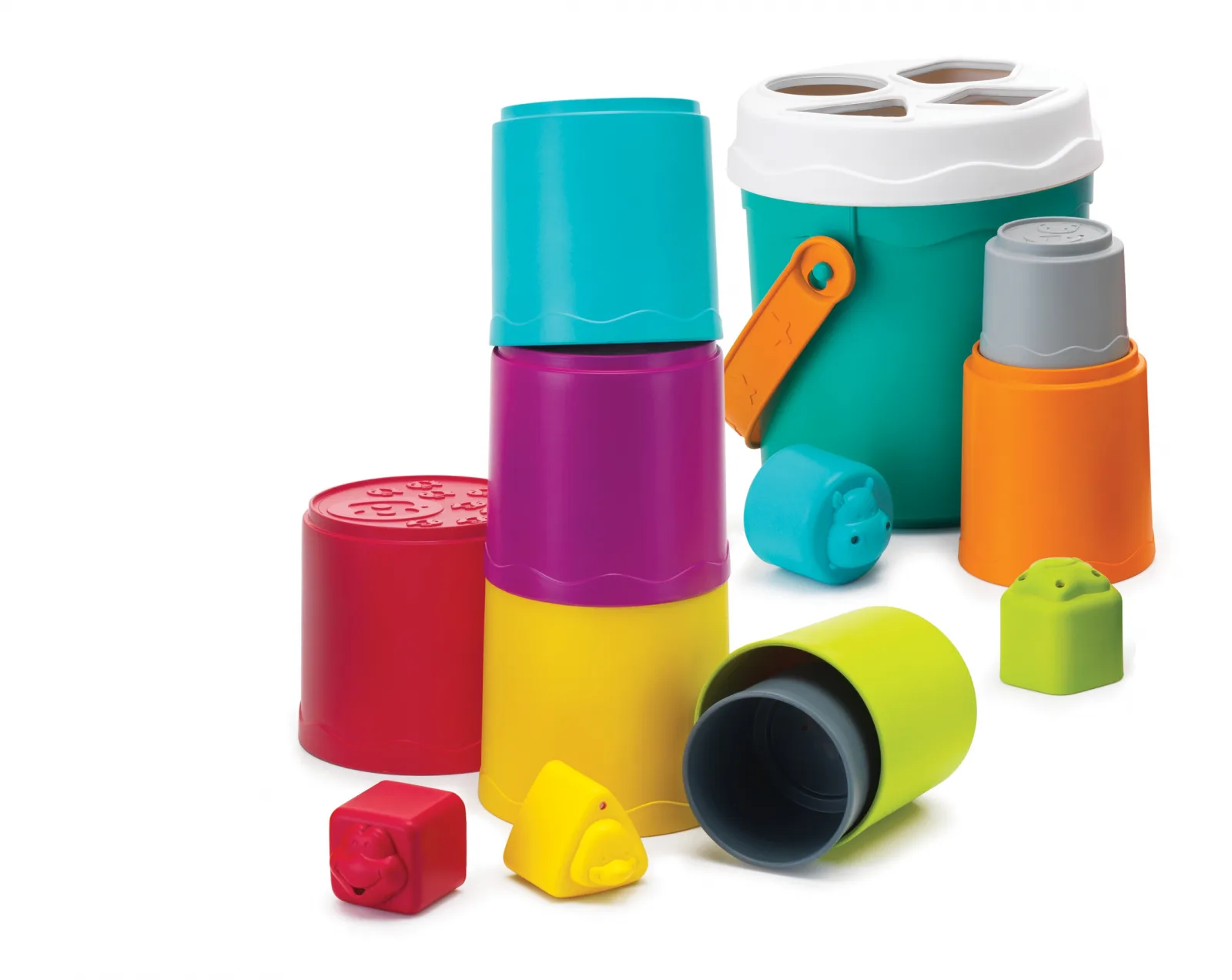 Комплект кофички за подреждане и сортиране, Infantino, 14 части - Image 2