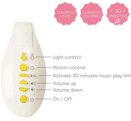 Музикална въртележка,Taf Toys, Мини луна - Image 3