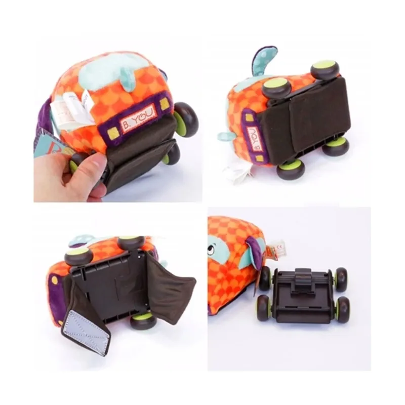 Детска играчка, Battat, Плюшена кола, Куче, 15 x 13 x 10 см - Image 3