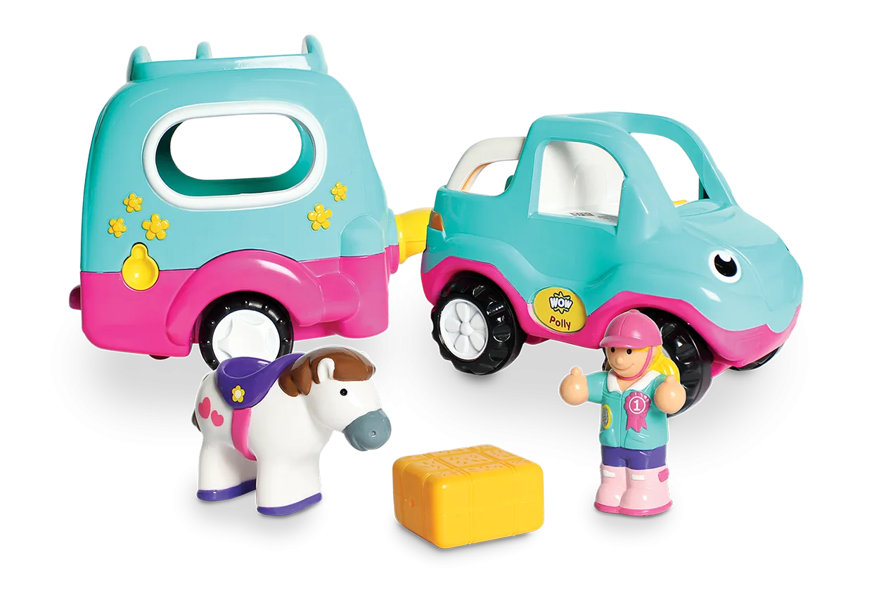 Количка за игра, WOW Toys, Приключението на Поли с пони - Image 9