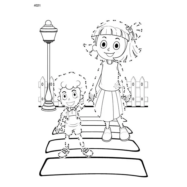 Творчески комплект, Eurekakids, Книжка свържи и оцвети, Добри обноски - Image 2