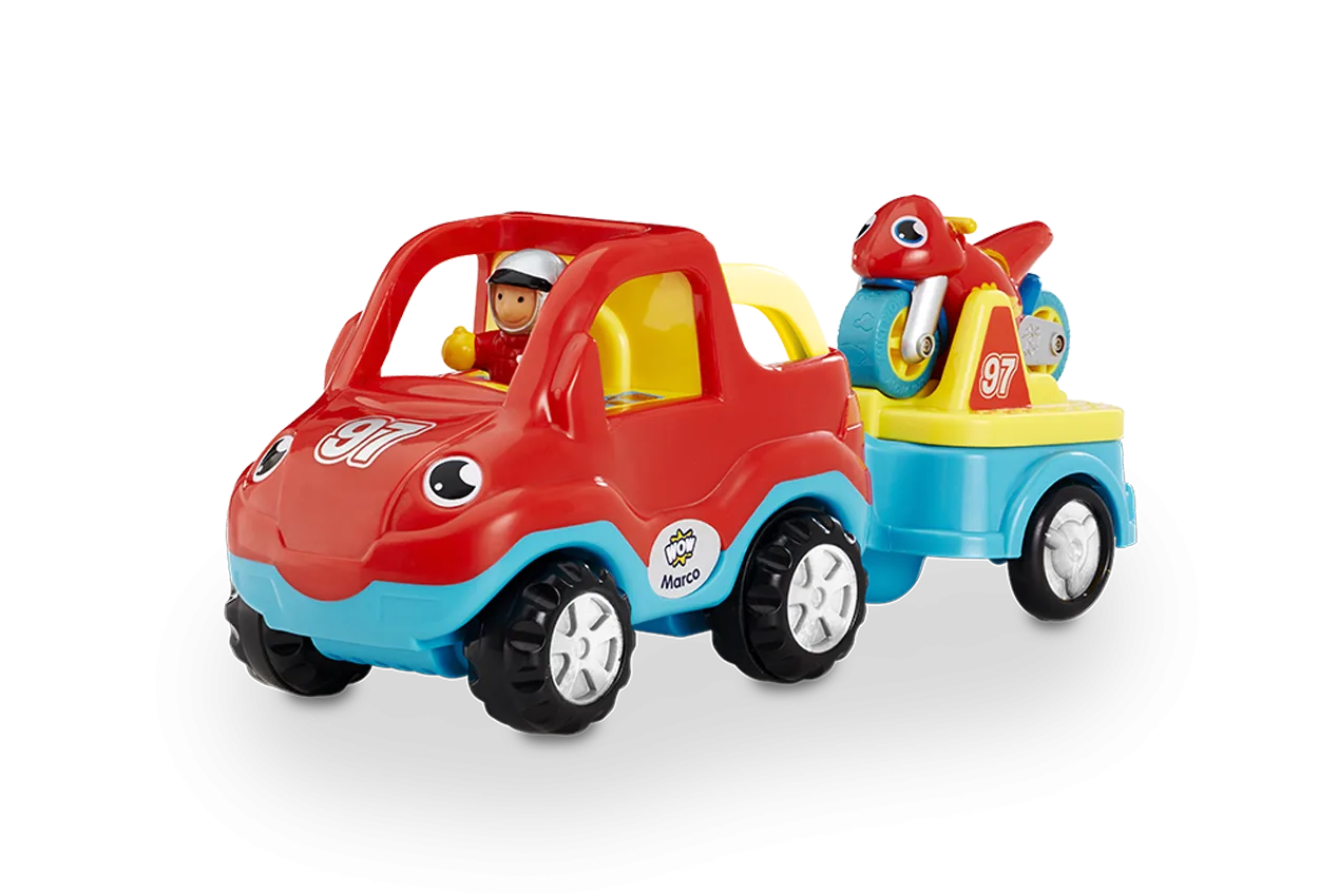 Количка за игра, WOW Toys, Мото отборът на Марко - Image 6