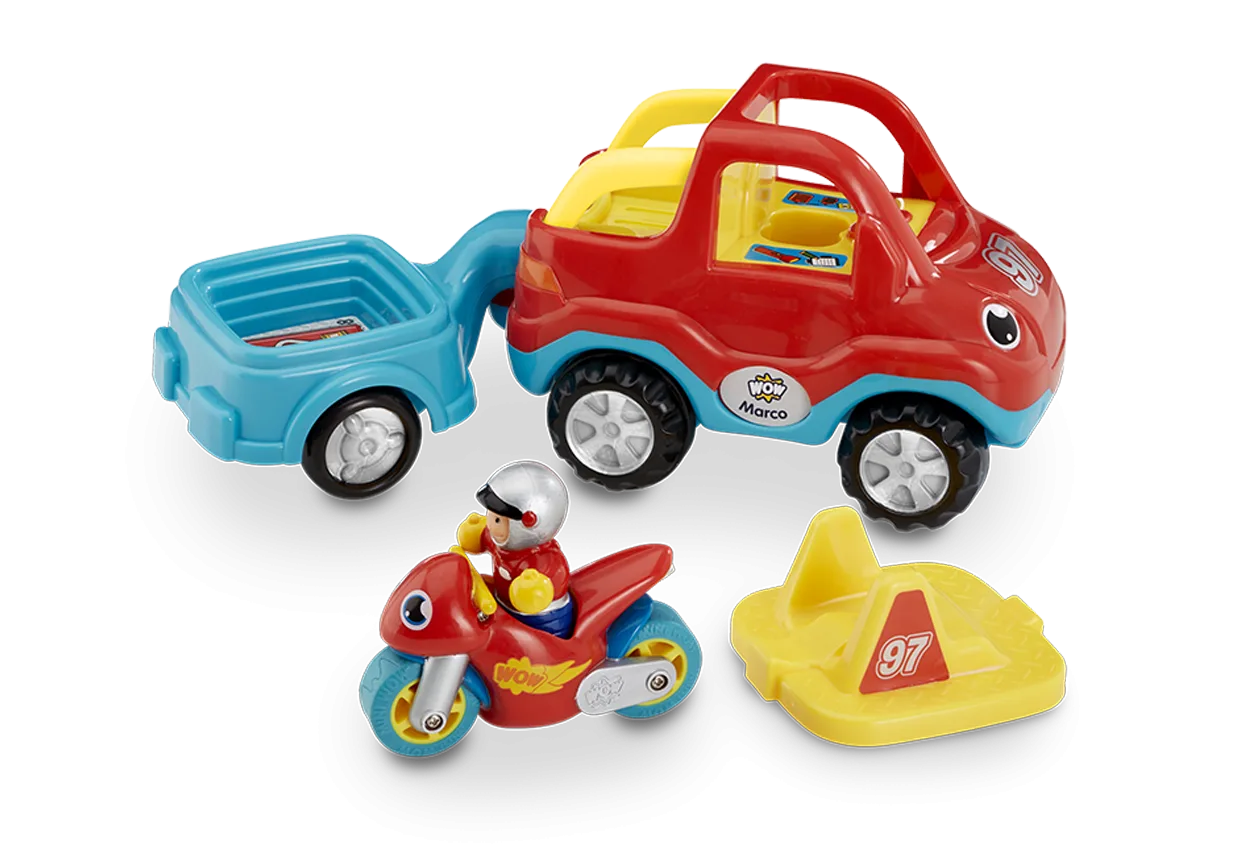 Количка за игра, WOW Toys, Мото отборът на Марко - Image 8