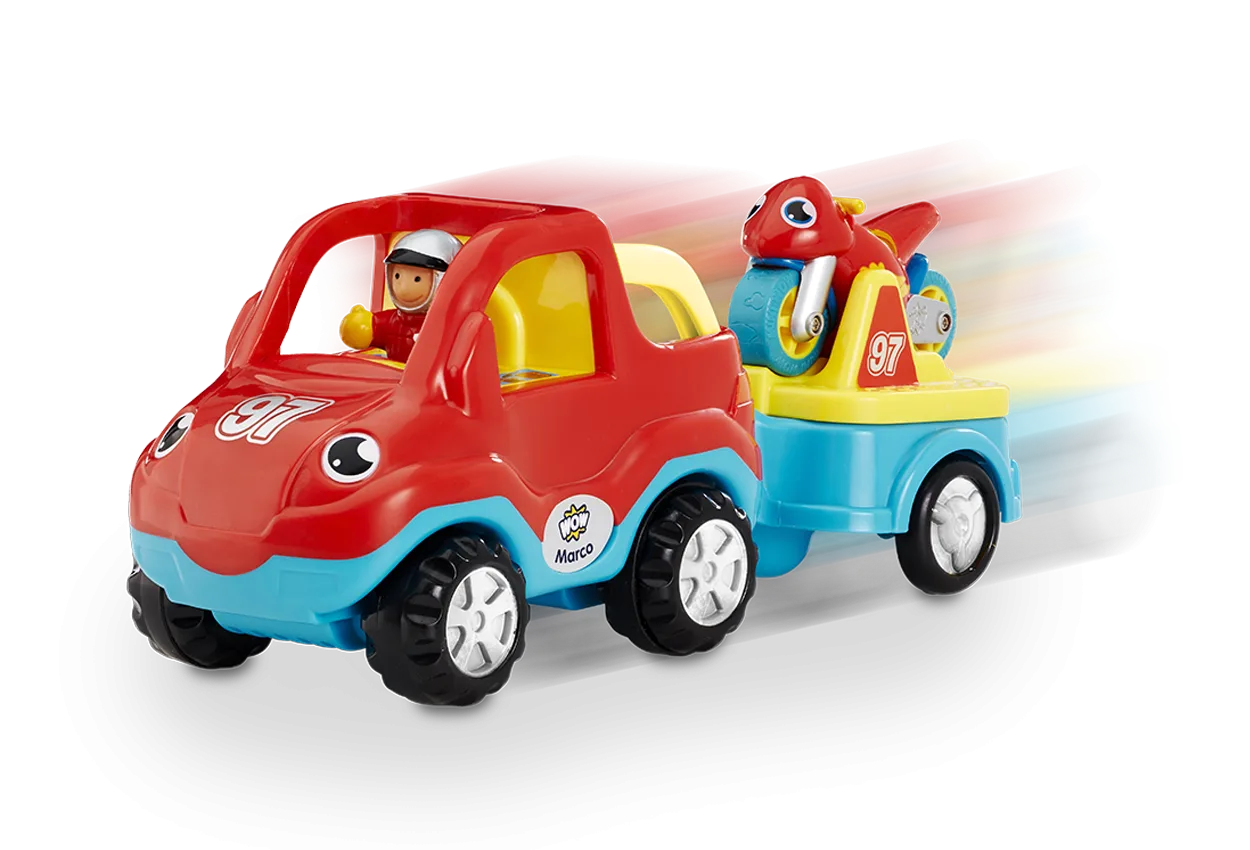 Количка за игра, WOW Toys, Мото отборът на Марко - Image 11