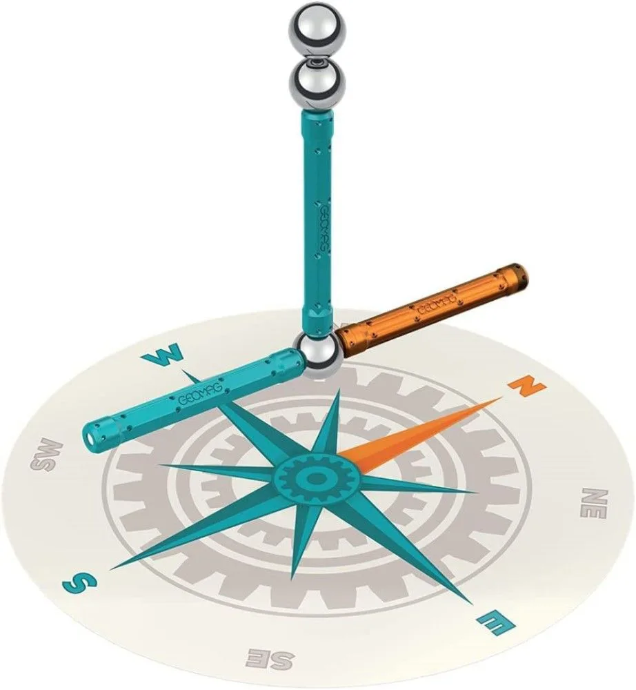 Магнитен конструктор, Geomag, Mechanics, Компас, 35 части - Image 4