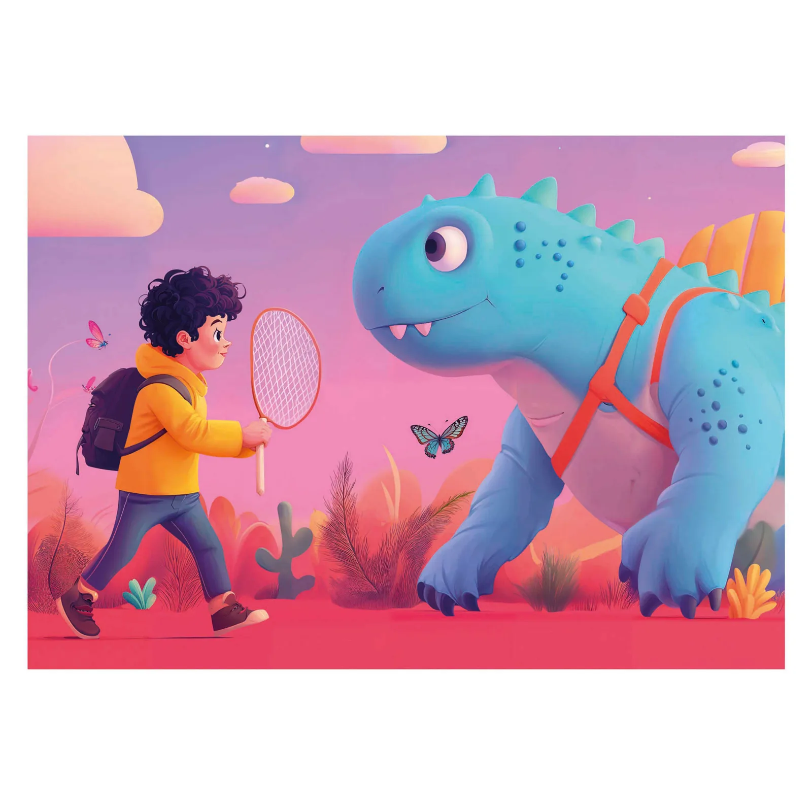 Прогресивен пъзел, Educa, Приятелите на Дино, 20-40-60-80 части - Image 5