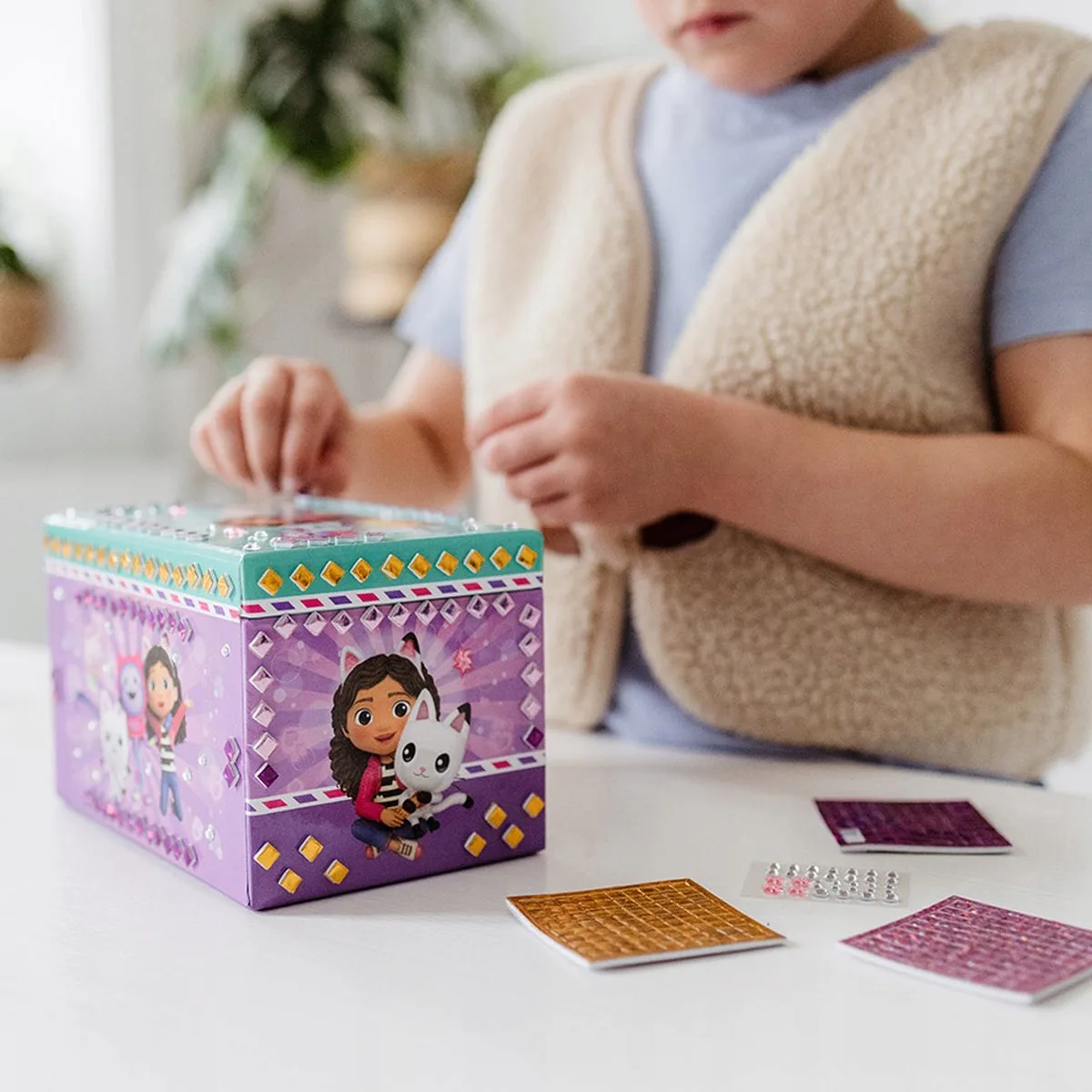 Творчески комплект, Totum, Gabby′s Dollhouse, Декорирай сам кутия за бижута - Image 5